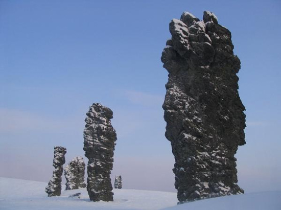Manpupuner rock formations